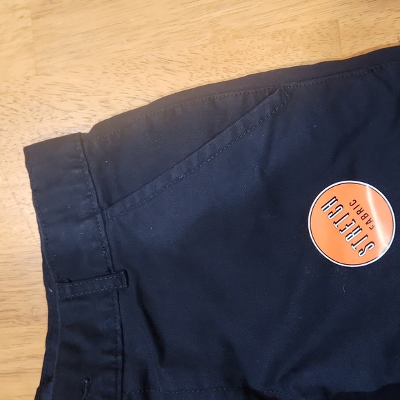 3 PAIR SHORTS-HUSKY UNIFORM - SZ 10-Boys - Childrens Place - Navy Blue Chino - Picture 4 of 5